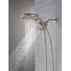 imageDelta 6Setting HydroRain Premium 2in1 Dual Shower Head with ProClean Spray Gold High Pressure Shower Head with Handheld Spray 175 GPM Flow Rate Lumicoat Champagne Bronze 56000CZPRLumicoat Stainless