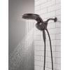 imageDelta 6Setting HydroRain Premium 2in1 Dual Shower Head with ProClean Spray Gold High Pressure Shower Head with Handheld Spray 175 GPM Flow Rate Lumicoat Champagne Bronze 56000CZPRVenetian Bronze