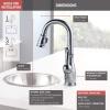 imageDelta 9678TDST Leland Deck Mounted Single Handle PullDown Bar Faucet with Touch Clean Touch2O MagnaTite Docking and Diamond Seal Technology  SpotShield StainlessArctic Stainless