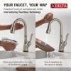 imageDelta 9678TDST Leland Deck Mounted Single Handle PullDown Bar Faucet with Touch Clean Touch2O MagnaTite Docking and Diamond Seal Technology  SpotShield StainlessSpotShield Stainless
