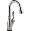 imageDelta 9678TDST Leland Deck Mounted Single Handle PullDown Bar Faucet with Touch Clean Touch2O MagnaTite Docking and Diamond Seal Technology  SpotShield StainlessSpotShield Stainless