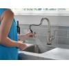 imageDelta 9678TDST Leland Deck Mounted Single Handle PullDown Bar Faucet with Touch Clean Touch2O MagnaTite Docking and Diamond Seal Technology  SpotShield StainlessSpotShield Stainless