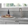imageDelta 9678TDST Leland Deck Mounted Single Handle PullDown Bar Faucet with Touch Clean Touch2O MagnaTite Docking and Diamond Seal Technology  SpotShield StainlessSpotShield Stainless