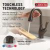imageDelta 9678TDST Leland Deck Mounted Single Handle PullDown Bar Faucet with Touch Clean Touch2O MagnaTite Docking and Diamond Seal Technology  SpotShield StainlessVenetian Bronze