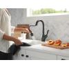 imageDelta 9678TDST Leland Deck Mounted Single Handle PullDown Bar Faucet with Touch Clean Touch2O MagnaTite Docking and Diamond Seal Technology  SpotShield StainlessMatte Black