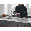 imageDelta Daneri Brushed Gold Kitchen Faucet with PullOut Sprayer Modern Single Hole Kitchen Sink Faucet Single Handle Champagne Bronze 16879CZDSTStainless