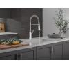 imageDelta Ermelo Pro Style Commercial Kitchen Faucet with Pull Down Sprayer Brushed Nickel Single Hole Kitchen Sink Faucet Single Handle Stainless 18887SSDSTChrome