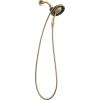 imageDelta Faucet 4Spray TouchClean In2ition 2in1 Dual Hand Held Shower Head with Hose Champagne Bronze 58065CZChampagne Bronze