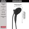 imageDelta Faucet 5Spray In2ition 2in1 Dual Hand Held Shower Head with Hose H2Okinetic Handheld Shower Head with Magnetic Docking Chrome Handheld Shower Heads Chrome 58620PR25PKMatte Black