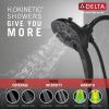 imageDelta Faucet 5Spray In2ition 2in1 Dual Hand Held Shower Head with Hose H2Okinetic Handheld Shower Head with Magnetic Docking Chrome Handheld Shower Heads Chrome 58620PR25PKMatte Black