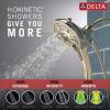 imageDelta Faucet 5Spray In2ition 2in1 Dual Hand Held Shower Head with Hose H2Okinetic Handheld Shower Head with Magnetic Docking Chrome Handheld Shower Heads Chrome 58620PR25PKLumicoat Polished Nickel
