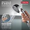 imageDelta Faucet 7Spray TouchClean Hand Held Shower Head with Hose Chrome 75700