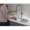 imageDelta Faucet Antoni Black Kitchen with Pull Down Sprayer Commercial Style Sink Faucet Faucets for Sinks SingleHandle Magnetic Docking Spray Head 18803BLDST Matte BlackChrome