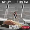 imageDelta Faucet Emmeline Gold Kitchen Faucet Touch Touch Kitchen Faucets with Pull Down Sprayer Kitchen Sink Faucet Delta Touch2O Technology Lumicoat Champagne Bronze 9182TCZPRDSTLumicoat Champagne Bronze