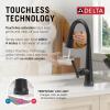 imageDelta Faucet Emmeline Gold Kitchen Faucet Touch Touch Kitchen Faucets with Pull Down Sprayer Kitchen Sink Faucet Delta Touch2O Technology Lumicoat Champagne Bronze 9182TCZPRDSTMatte Black