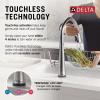 imageDelta Faucet Emmeline Gold Kitchen Faucet Touch Touch Kitchen Faucets with Pull Down Sprayer Kitchen Sink Faucet Delta Touch2O Technology Lumicoat Champagne Bronze 9182TCZPRDSTLumicoat Arctic Stainless