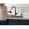 imageDelta Faucet Emmeline Gold Kitchen Faucet Touch Touch Kitchen Faucets with Pull Down Sprayer Kitchen Sink Faucet Delta Touch2O Technology Lumicoat Champagne Bronze 9182TCZPRDSTMatte Black