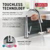 imageDelta Faucet Emmeline Gold Kitchen Faucet Touch Touch Kitchen Faucets with Pull Down Sprayer Kitchen Sink Faucet Delta Touch2O Technology Lumicoat Champagne Bronze 9182TCZPRDSTLumicoat Chrome