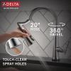 imageDelta Faucet Emmeline Gold Kitchen Faucet Touch Touch Kitchen Faucets with Pull Down Sprayer Kitchen Sink Faucet Delta Touch2O Technology Lumicoat Champagne Bronze 9182TCZPRDSTLumicoat Chrome