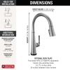 imageDelta Faucet Emmeline Gold Kitchen Faucet Touch Touch Kitchen Faucets with Pull Down Sprayer Kitchen Sink Faucet Delta Touch2O Technology Lumicoat Champagne Bronze 9182TCZPRDSTLumicoat Arctic Stainless