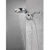imageDelta Faucet HydroRain 5Spray H2Okinetic Dual Shower Head with Handheld Spray Black Shower Head with Hose Handheld Shower Heads Detachable Shower Head 175 GPM Flow Rate Matte Black 58680BLChrome