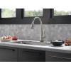 imageDelta Faucet Lenta Voice Touchless Kitchen Faucet Black with Pull Down Sprayer Smart Faucet Alexa and Google Assistant Voice Activated Kitchen Sink Faucet Matte BlackSpotShield Stainless