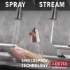 imageDelta Faucet Lenta Voice Touchless Kitchen Faucet Black with Pull Down Sprayer Smart Faucet Alexa and Google Assistant Voice Activated Kitchen Sink Faucet Matte BlackSpotShield Stainless
