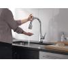 imageDelta Faucet Lenta Voice Touchless Kitchen Faucet Black with Pull Down Sprayer Smart Faucet Alexa and Google Assistant Voice Activated Kitchen Sink Faucet Matte BlackChrome