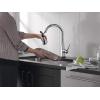 imageDelta Faucet Lenta Voice Touchless Kitchen Faucet Black with Pull Down Sprayer Smart Faucet Alexa and Google Assistant Voice Activated Kitchen Sink Faucet Matte BlackChrome
