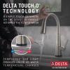 imageDelta Faucet Lenta Voice Touchless Kitchen Faucet Black with Pull Down Sprayer Smart Faucet Alexa and Google Assistant Voice Activated Kitchen Sink Faucet Matte BlackSpotShield Stainless
