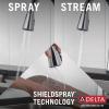 imageDelta Faucet Lenta Voice Touchless Kitchen Faucet Black with Pull Down Sprayer Smart Faucet Alexa and Google Assistant Voice Activated Kitchen Sink Faucet Matte BlackChrome