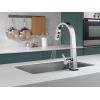 imageDelta Faucet Pivotal Touch Kitchen Faucet Chrome Chrome Kitchen Faucets with Pull Down Sprayer Kitchen Sink Faucet Touch Faucet for Kitchen Sink Delta Touch2O Technology Chrome 9193TDSTChrome