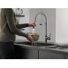 imageDelta Faucet Trinsic Pro SingleHandle Spring Spout Touch Kitchen Sink Faucet with Pull Down Sprayer Touch2O Technology and Magnetic Docking Spray Head Chrome 9659TDSTBlack Stainless