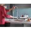 imageDelta Faucet Trinsic Pro SingleHandle Spring Spout Touch Kitchen Sink Faucet with Pull Down Sprayer Touch2O Technology and Magnetic Docking Spray Head Chrome 9659TDSTChrome