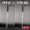 imageDelta Faucet Trinsic Pro SingleHandle Spring Spout Touch Kitchen Sink Faucet with Pull Down Sprayer Touch2O Technology and Magnetic Docking Spray Head Chrome 9659TDSTBlack Stainless
