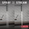imageDelta Faucet Trinsic Pro SingleHandle Spring Spout Touch Kitchen Sink Faucet with Pull Down Sprayer Touch2O Technology and Magnetic Docking Spray Head Chrome 9659TDSTArctic Stainless