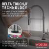 imageDelta Faucet Trinsic Pro SingleHandle Spring Spout Touch Kitchen Sink Faucet with Pull Down Sprayer Touch2O Technology and Magnetic Docking Spray Head Chrome 9659TDSTArctic Stainless