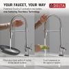 imageDelta Faucet Trinsic Pro SingleHandle Spring Spout Touch Kitchen Sink Faucet with Pull Down Sprayer Touch2O Technology and Magnetic Docking Spray Head Chrome 9659TDSTChrome