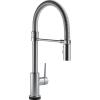 imageDelta Faucet Trinsic Pro SingleHandle Spring Spout Touch Kitchen Sink Faucet with Pull Down Sprayer Touch2O Technology and Magnetic Docking Spray Head Chrome 9659TDSTArctic Stainless