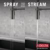 imageDelta Faucet Trinsic Pro VoiceIQ SingleHandle Touch Kitchen Sink Faucet with Pull Down Sprayer Alexa and Google Assistant Voice Activated Smart Home Black Stainless