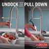imageDelta Faucet Trinsic Pro VoiceIQ SingleHandle Touch Kitchen Sink Faucet with Pull Down Sprayer Alexa and Google Assistant Voice Activated Smart Home Chrome