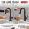 imageDelta Faucet Trinsic Touch Bar Faucet with Touchless Technology Bar Faucet with Pull Down Sprayer Gold Bar Sink Faucet Prep Sink Faucet Wet Bar Faucet Champagne Bronze 9959TLCZDSTMatte Black