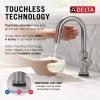 imageDelta Faucet Trinsic Touch Bar Faucet with Touchless Technology Bar Faucet with Pull Down Sprayer Gold Bar Sink Faucet Prep Sink Faucet Wet Bar Faucet Champagne Bronze 9959TLCZDSTArctic Stainless
