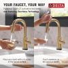 imageDelta Faucet Trinsic Touch Bar Faucet with Touchless Technology Bar Faucet with Pull Down Sprayer Gold Bar Sink Faucet Prep Sink Faucet Wet Bar Faucet Champagne Bronze 9959TLCZDSTChampagne Bronze
