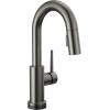 imageDelta Faucet Trinsic Touch Bar Faucet with Touchless Technology Bar Faucet with Pull Down Sprayer Gold Bar Sink Faucet Prep Sink Faucet Wet Bar Faucet Champagne Bronze 9959TLCZDSTBlack Stainless