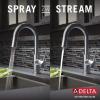 imageDelta Faucet Trinsic Touch Bar Faucet with Touchless Technology Bar Faucet with Pull Down Sprayer Gold Bar Sink Faucet Prep Sink Faucet Wet Bar Faucet Champagne Bronze 9959TLCZDSTArctic Stainless