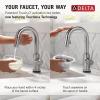imageDelta Faucet Trinsic Touch Bar Faucet with Touchless Technology Bar Faucet with Pull Down Sprayer Gold Bar Sink Faucet Prep Sink Faucet Wet Bar Faucet Champagne Bronze 9959TLCZDSTArctic Stainless