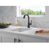 imageDelta Modern Matte Black Single Hole Bar Sink Faucet Single Handle Prep Sink Faucet Matte Black 14882LFBL
