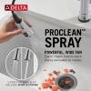 imageDelta Renaldi Kitchen Faucet with Pull Down Sprayer Brushed Nickel Kitchen Sink Faucet Delta ProClean Lumicoat Champagne Bronze 9184TLCZPRDSTArctic Stainless