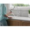 imageDelta Renaldi Kitchen Faucet with Pull Down Sprayer Brushed Nickel Kitchen Sink Faucet Delta ProClean Lumicoat Champagne Bronze 9184TLCZPRDSTChrome
